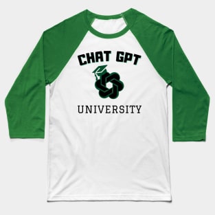 Chat gpt University Baseball T-Shirt